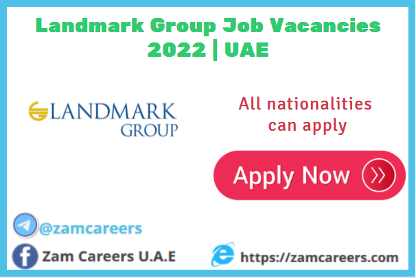 Landmark Group Job Vacancies 2022 UAE