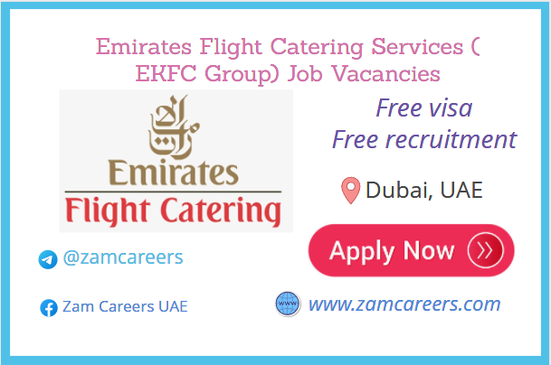 Emirates Flight Catering Services ( EKFC Group) Job vacancies