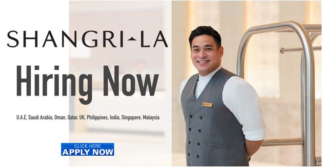 Shangri La Hotel Jobs in Dubai