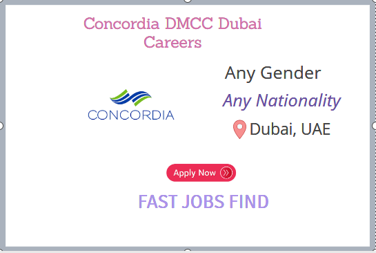 Concordia DMCC Dubai Careers