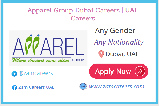 Apparel Group Dubai Careers
