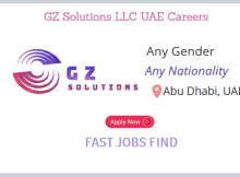 GZ Solutions LLC UAE Careers